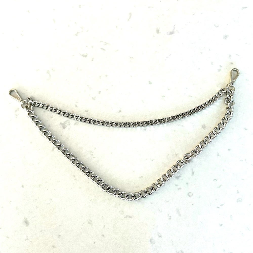 Double Chain Waist Belt Accessory or Purse Charm